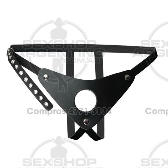 Arnes Simple De Cuero Regulable